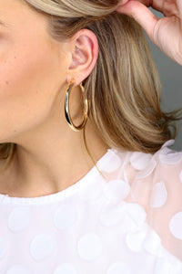 Yours Truly Gold Hoops