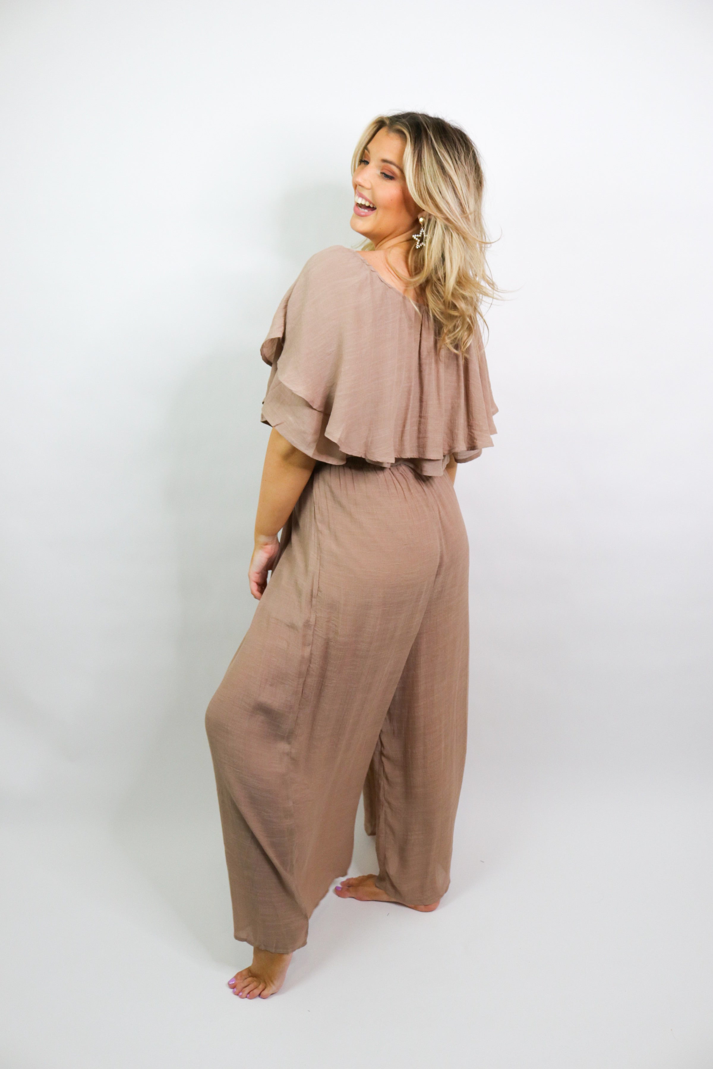 Sailing To Sunset - Taupe Two Piece Set