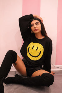 Don’t Forget To Smile - Oversized Pullover